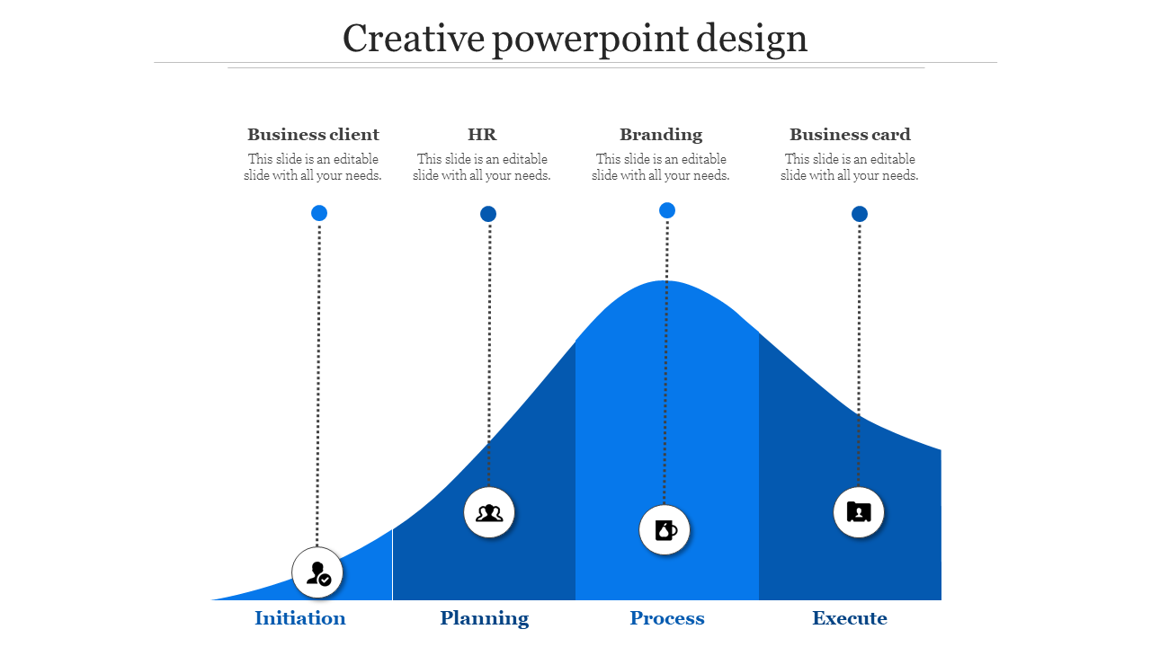 creative powerpoint design-Blue